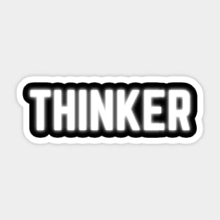 Thinker Sticker